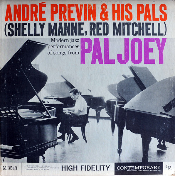 Modern Jazz Performances Of Songs From Pal Joey
