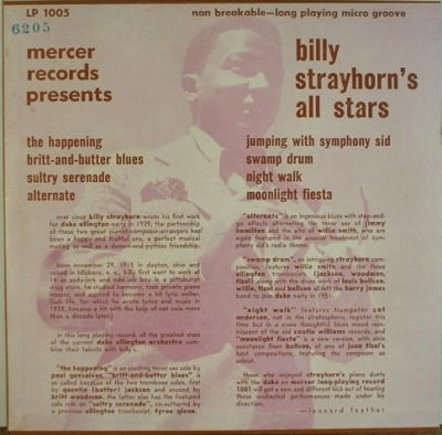 Billy Strayhorn's All Stars