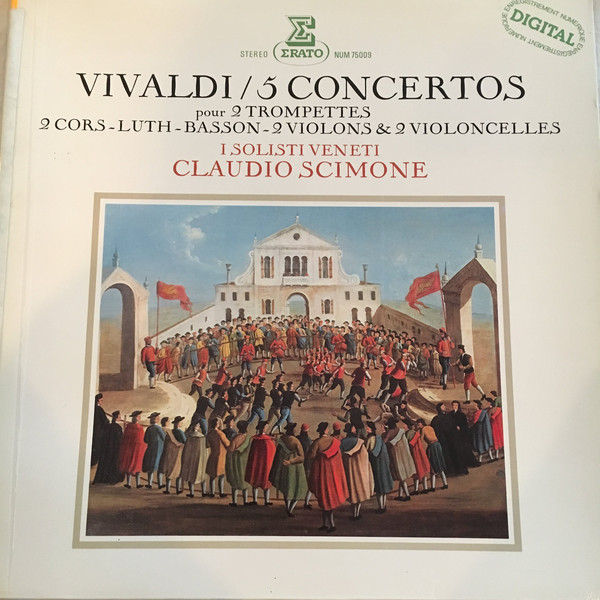 Vivaldi 5 Concertos Pour 2 Trompettes 2 Cors Luth Basson 2 Violons & 2 Violoncelles