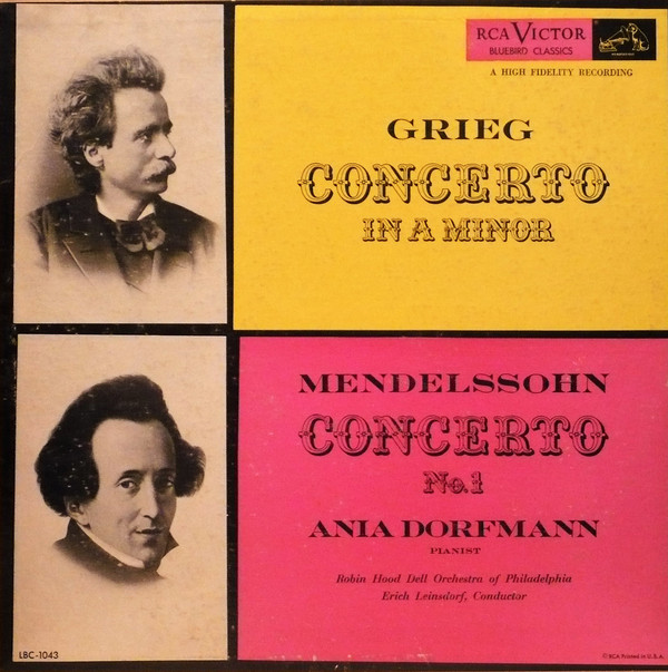 Grieg - Concerto In A Minor / Mendelssohn - Concerto No. 1