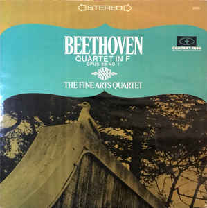Beethoven Quartet In F, Opus 59, No. 1