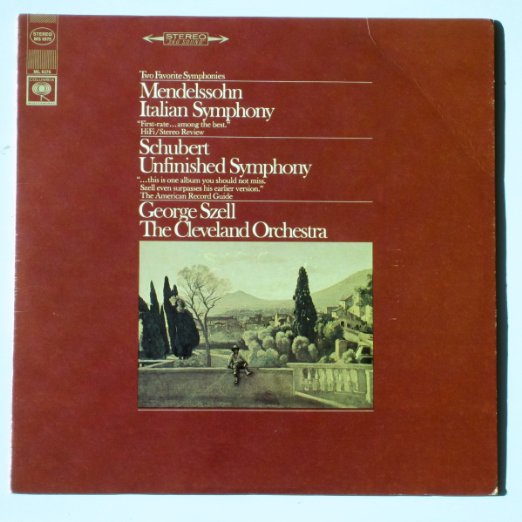 Mendelssohn Italian Symphony / Schubert Unfinished Symphony