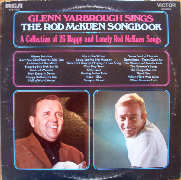 Glenn Yarbrough Sings The Rod McKuen Songbook