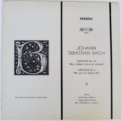 Johann Sebastian Bach: Cantata No. 154/Cantata No.