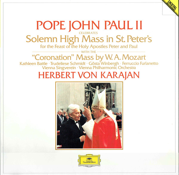 Pope John Paul II Celebrates Solemn High Mass In St. Peter's Basillica