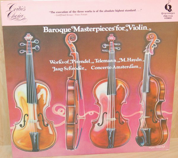 Johann Georg Pisendel / Georg Philipp Telemann / Johann Michael Haydn / Baroque Masterpieces For Violin