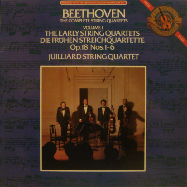 Beethoven: The Complete String Quartets Volume 1 • The Early String Quartets • Die Fruhen Streichquartette Op. 18 Nos. 1-6