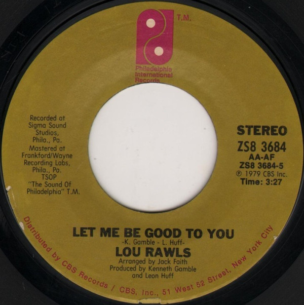 Let Me Be Good To You / Lover's Holiday