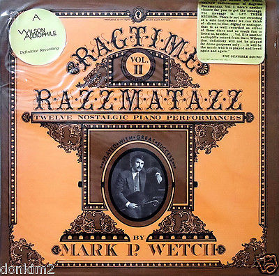 Ragtime Razzmatazz Vol II Twelve Nostalgic Piano Performances