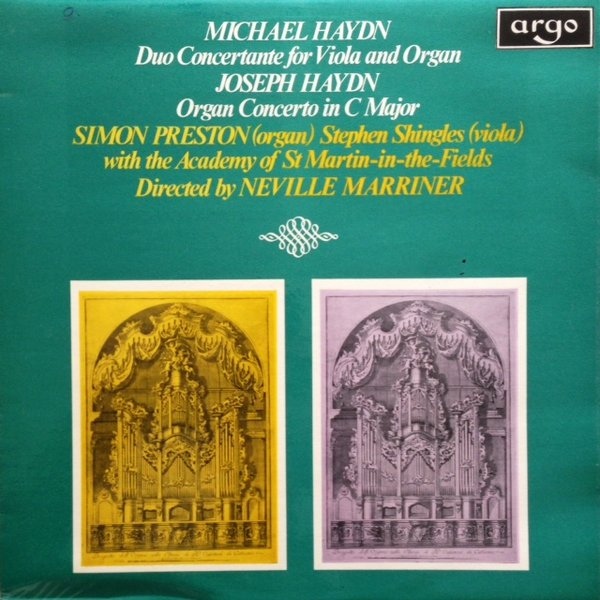 Michael Haydn / Joseph Haydn / Simon Preston / Stephen Shingles: Duo Concertante For Viola And Organ / Organ Concerto In C Major