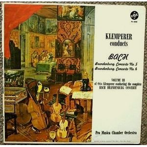 Klemperer Conducts Bach - Brandenburg Concerto No. 5 and 6 Volume III