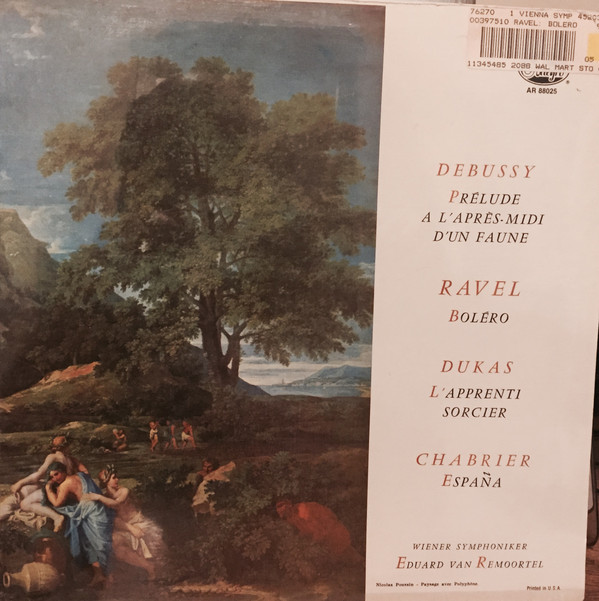 Debussy Ravel Dukas Chabrier	Prelude A L'Apres-Midi D'Un Faune/L'Apprenti Sorcier/Bolero/Espana