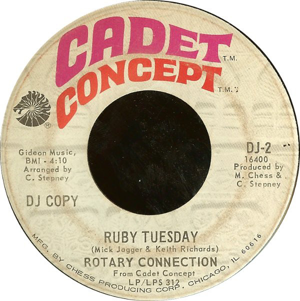 Ruby Tuesday / Soul Man