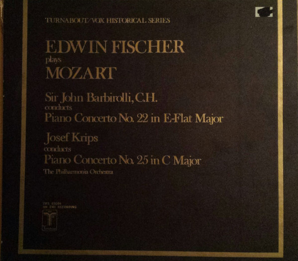 Edwin Fischer Plays Mozart