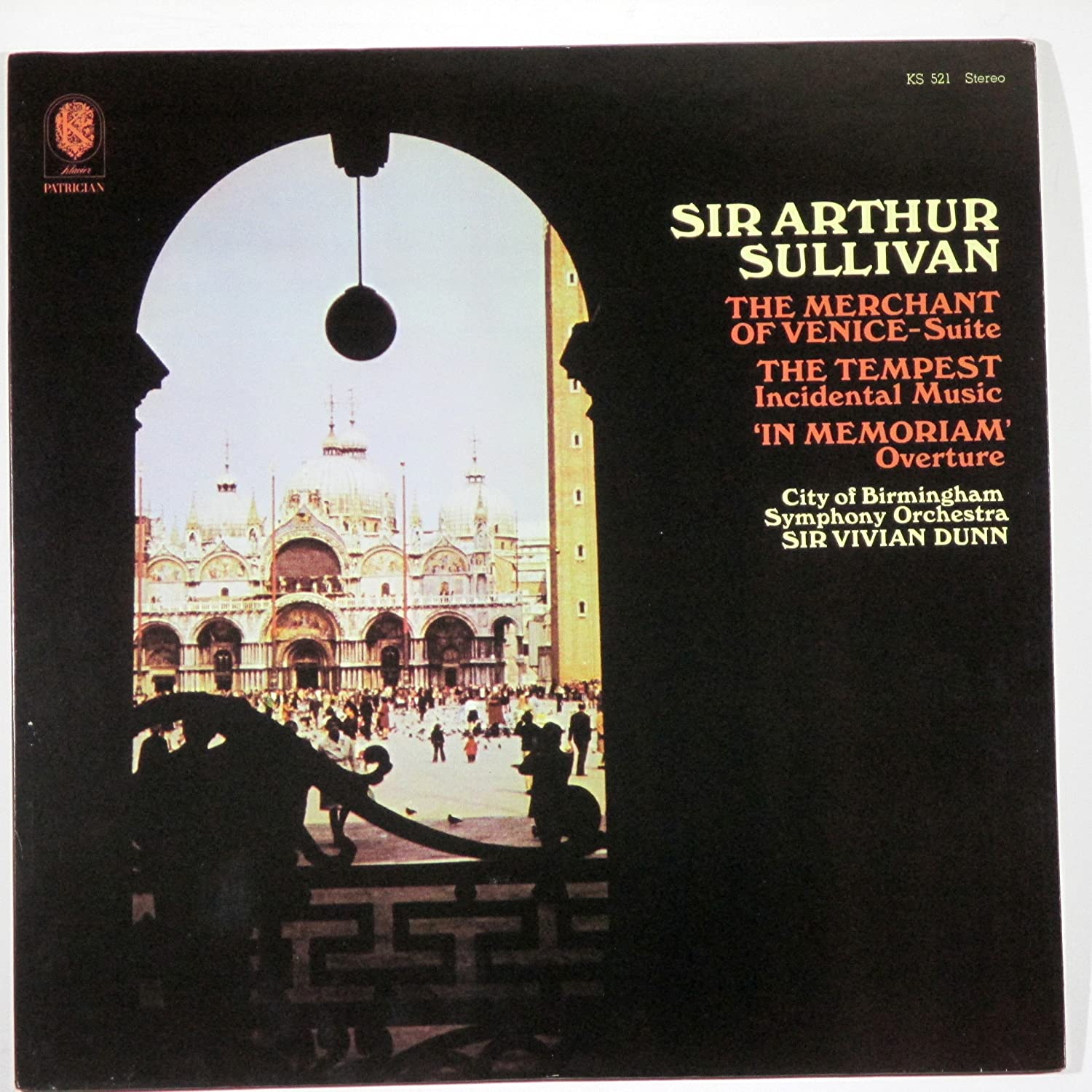 Sir Arthur Sullivan: The Merchant Of Venice Suite / The Tempest Incidental Music / In Memoriam Overture