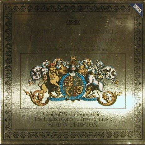 George Frideric Handel Coronation Anthems