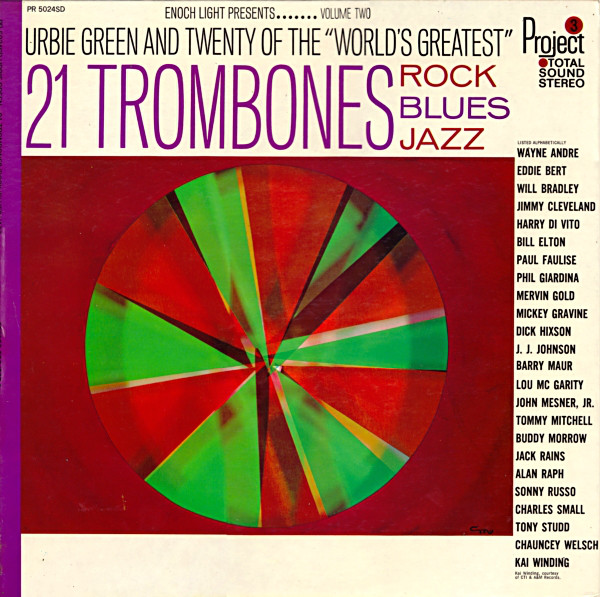 21 Trombones Rock//Blues/Jazz Volume Two