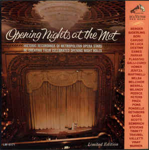Opening Nights At The Met