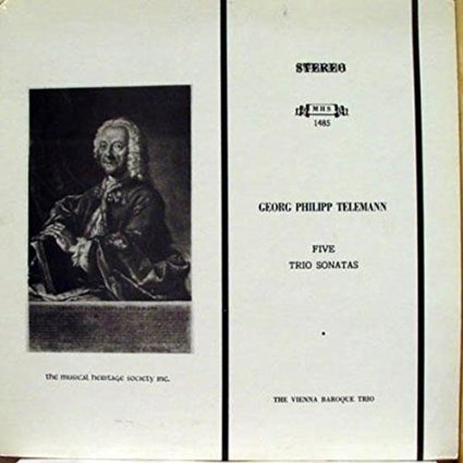 Georg Philipp Telemann Five Trio Sonatas