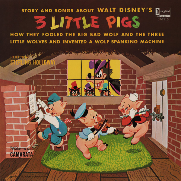 Story and Song About Walt Disney's Three Little Pigs