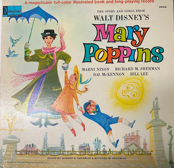 Walt Disney Vinyl Record Albums