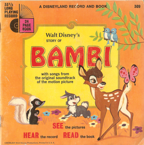 Walt Disney's Story of Bambi With Songs From The Original Soundtrack of The Motion Picture 
