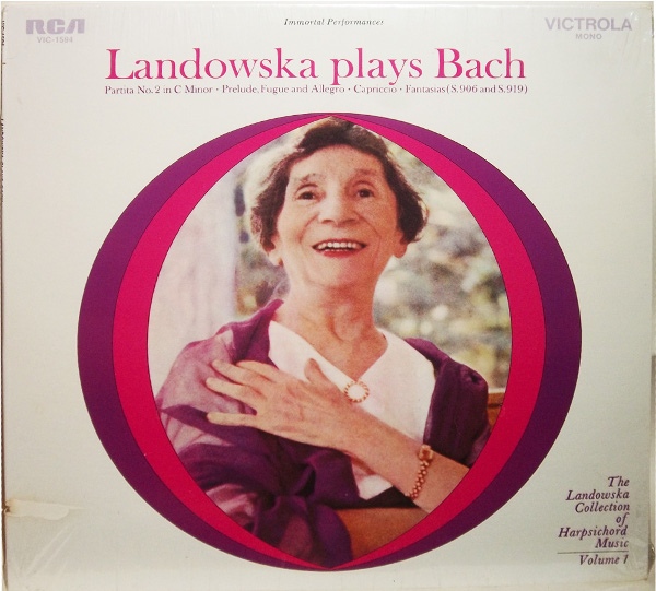 Landowska Plays Bach Volume 1